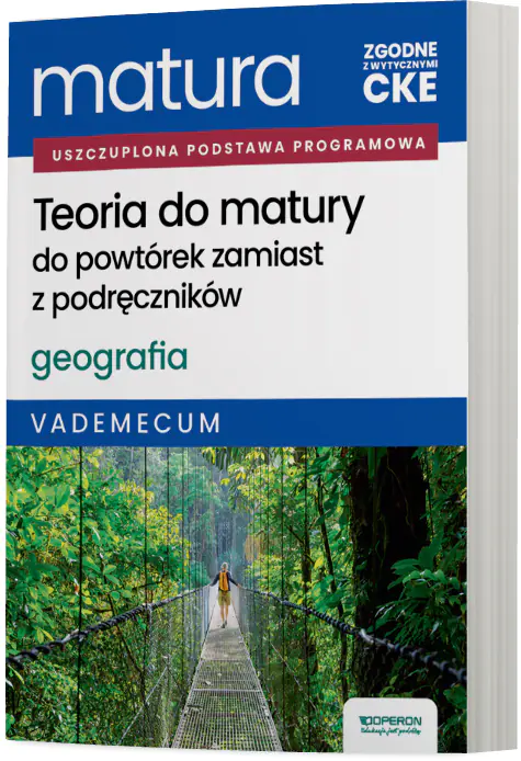 Książka - Matura 2026. Geografia. Teoria do matury. Vademecum. Zakres rozszerzony