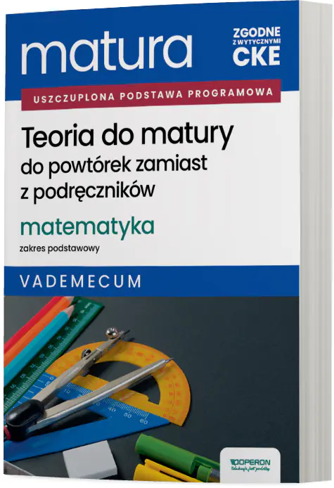 Książka - Matura 2026. Matematyka. Teoria do matury. Vademecum. Zakres podstawowy