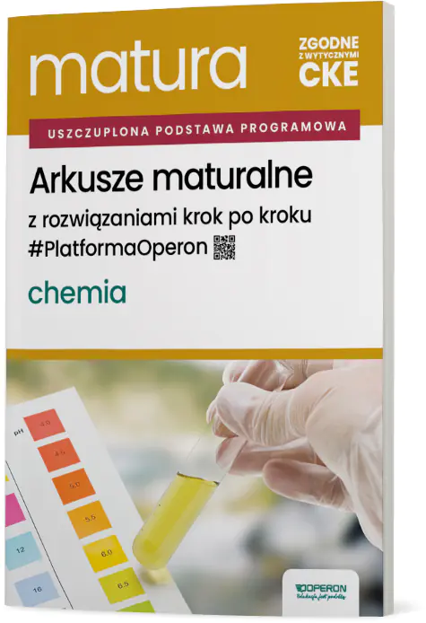 Książka - Matura 2026. Chemia. Arkusze maturalne z rozwiązaniami krok po kroku. Zakres rozszerzony