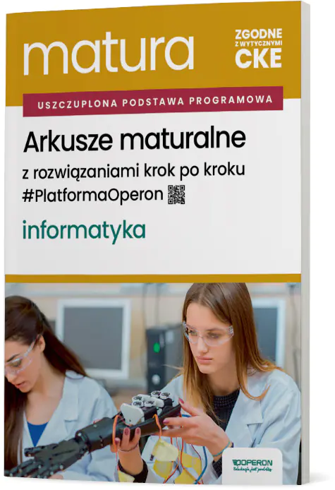 Książka - Matura 2026. Informatyka. Arkusze maturalne z rozwiązaniami krok po kroku. Zakres rozszerzony