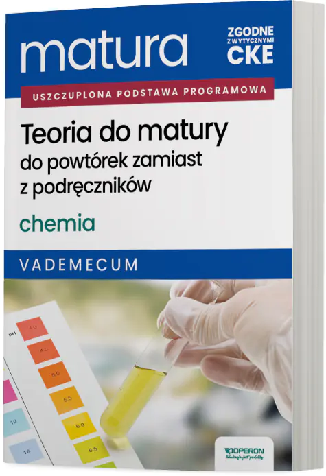 Książka - Matura 2026. Chemia. Teoria do matury. Vademecum. Zakres rozszerzony