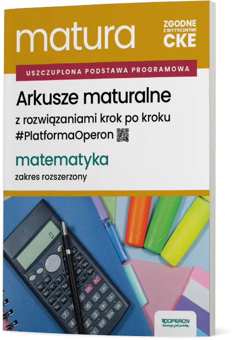 Książka - Matura 2026. Matematyka. Arkusze maturalne z rozwiązaniami krok po kroku. Zakres roszerzony