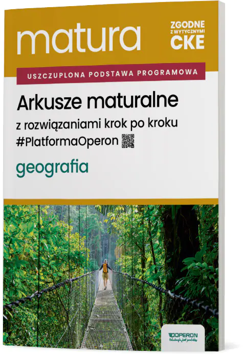 Książka - Matura 2026. Geografia. Arkusze maturalne z rozwiązaniami krok po kroku. Zakres rozszerzony