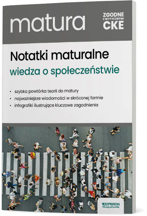 Książka - Matura 2026. Wiedza o społeczeństwie. Notatki maturalne. Zakres rozszerzony