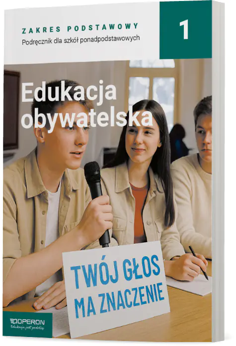 Książka - Edukacja obywatelska LO 1 Podręcznik ZP