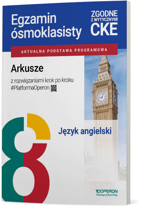 Książka - Arkusze Egzamin ósmoklasisty 2027 Język angielski