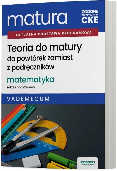 Książka - Matura 2027. Matematyka. Teoria do matury. Zakres podstawowy. Vademecum