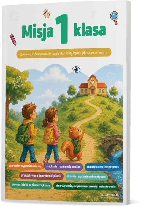 Książka - Misja 1 klasa. Zabawa, która sprawi, że wejście do I klasy będzie jak bułka z masłem!