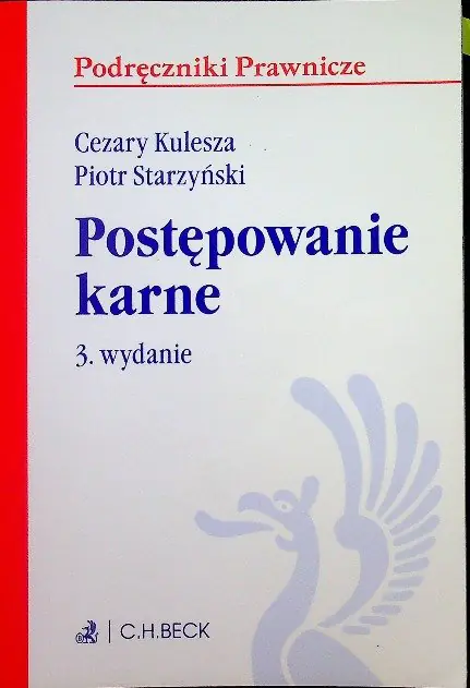 Książka - Postępowanie karne