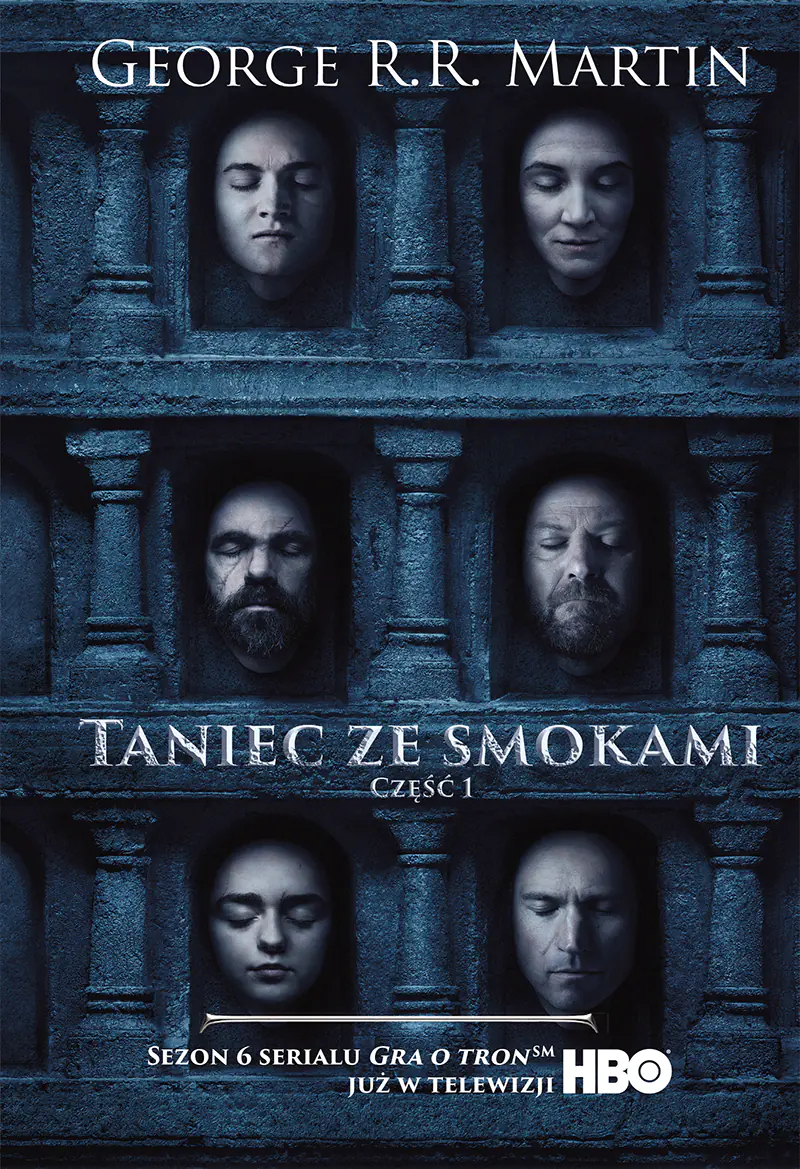 Książka - Taniec ze smokami. Część 1. Pieśń Lodu i Ognia. Tom 5