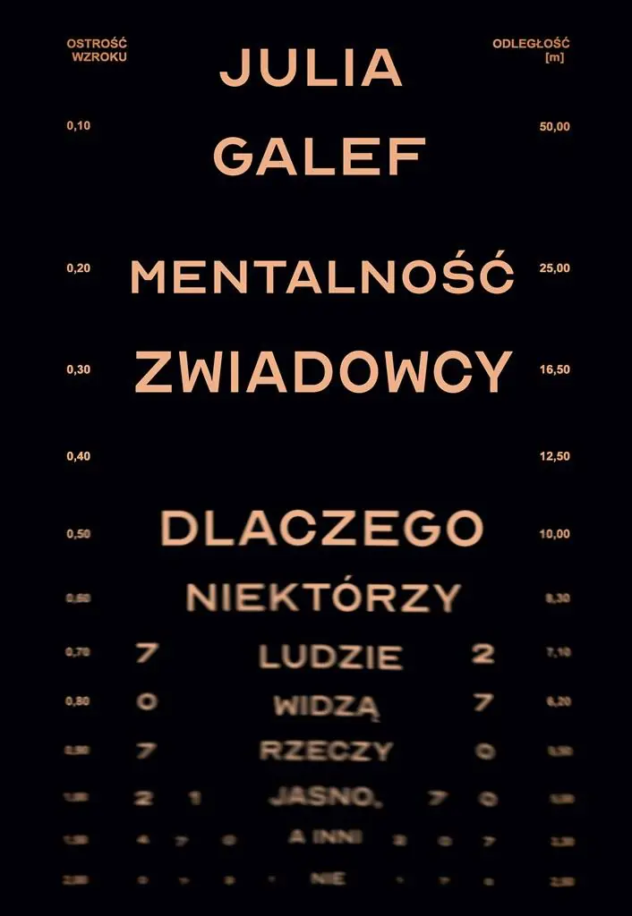Książka - Mentalność zwiadowcy. Dlaczego niektórzy ludzie widzą rzeczy jasno, a inni nie