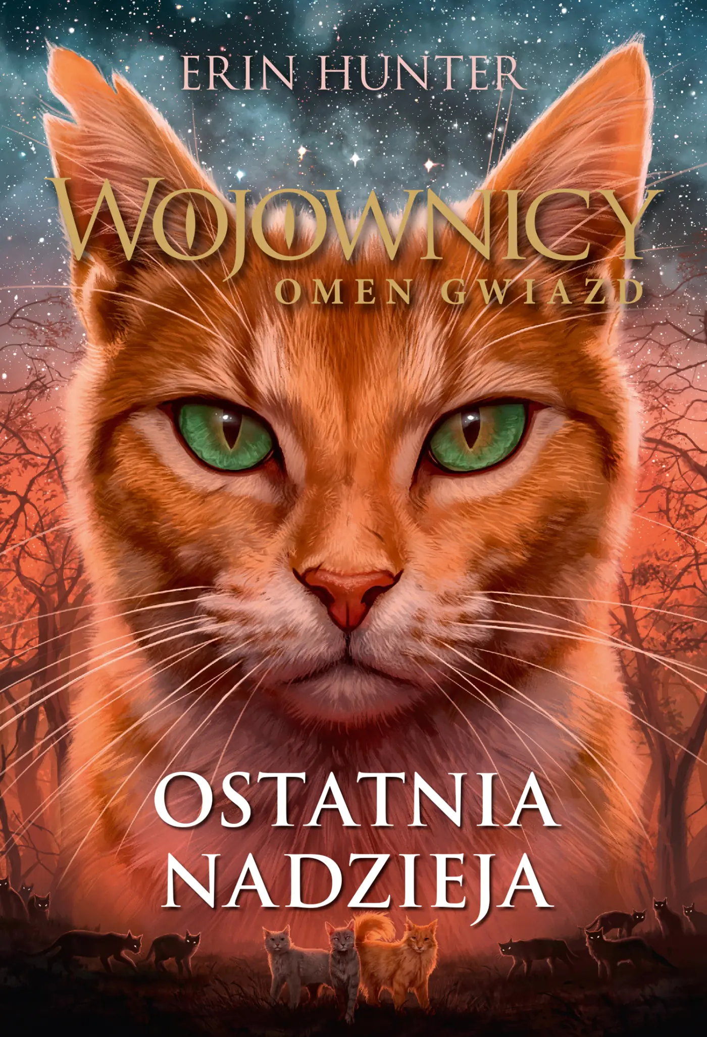 Książka - Ostatnia nadzieja. Wojownicy. Omen gwiazd. Tom 6