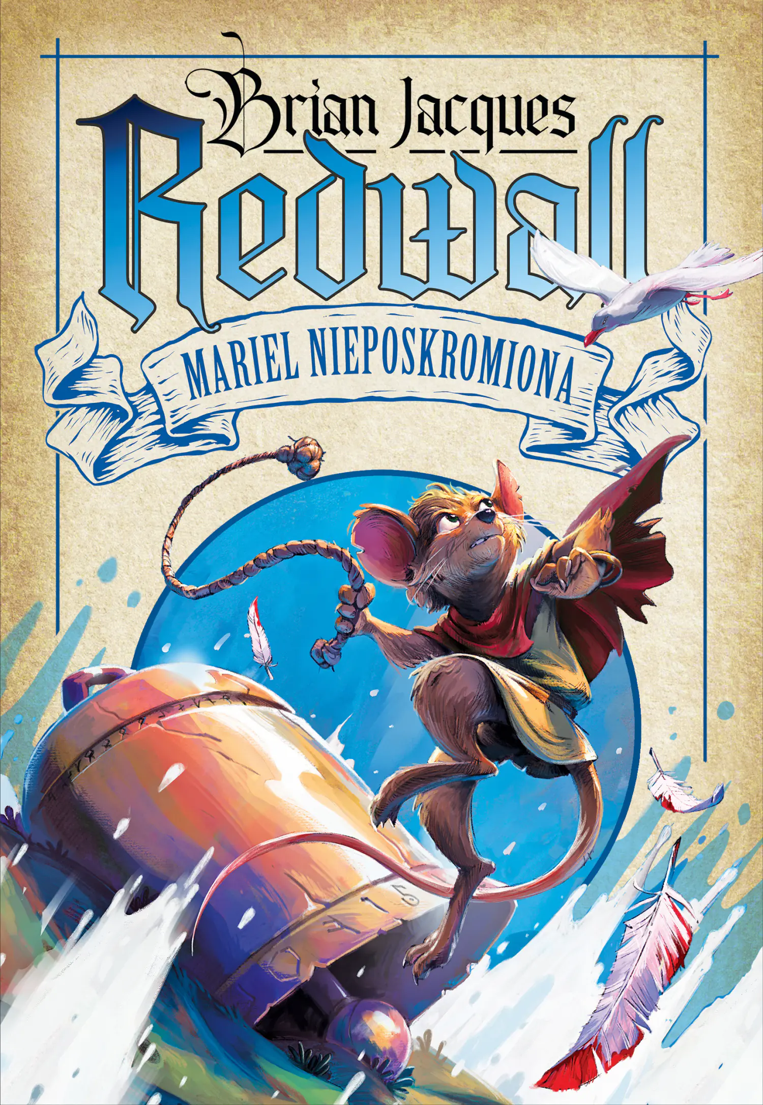 Książka - Mariel Nieposkromiona. Redwall. Tom 4