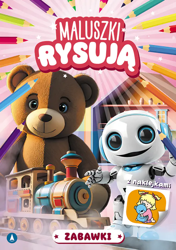 Książka - Zabawki. Maluszki rysują