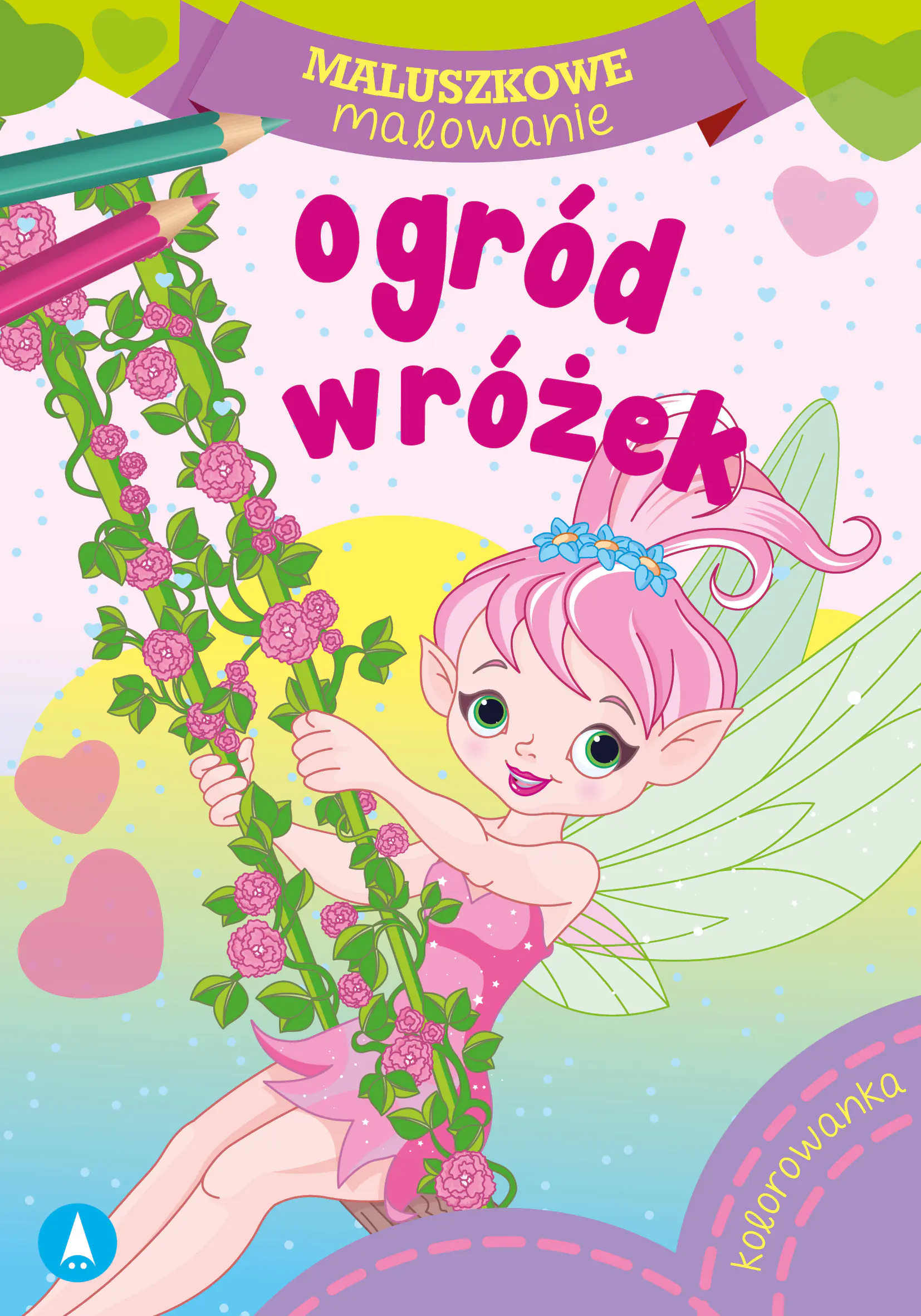 Książka - Skrzat, Malowanka A5 maluszkowe malowanie, ogród wróżek, 072860
