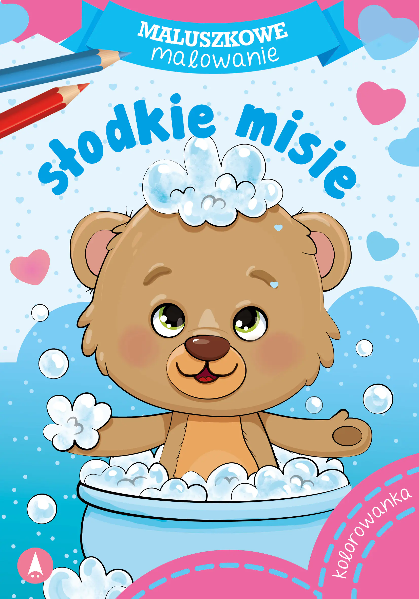 Książka - Skrzat, Malowanka A5 maluszkowe malowanie, słodkie misie, 072907