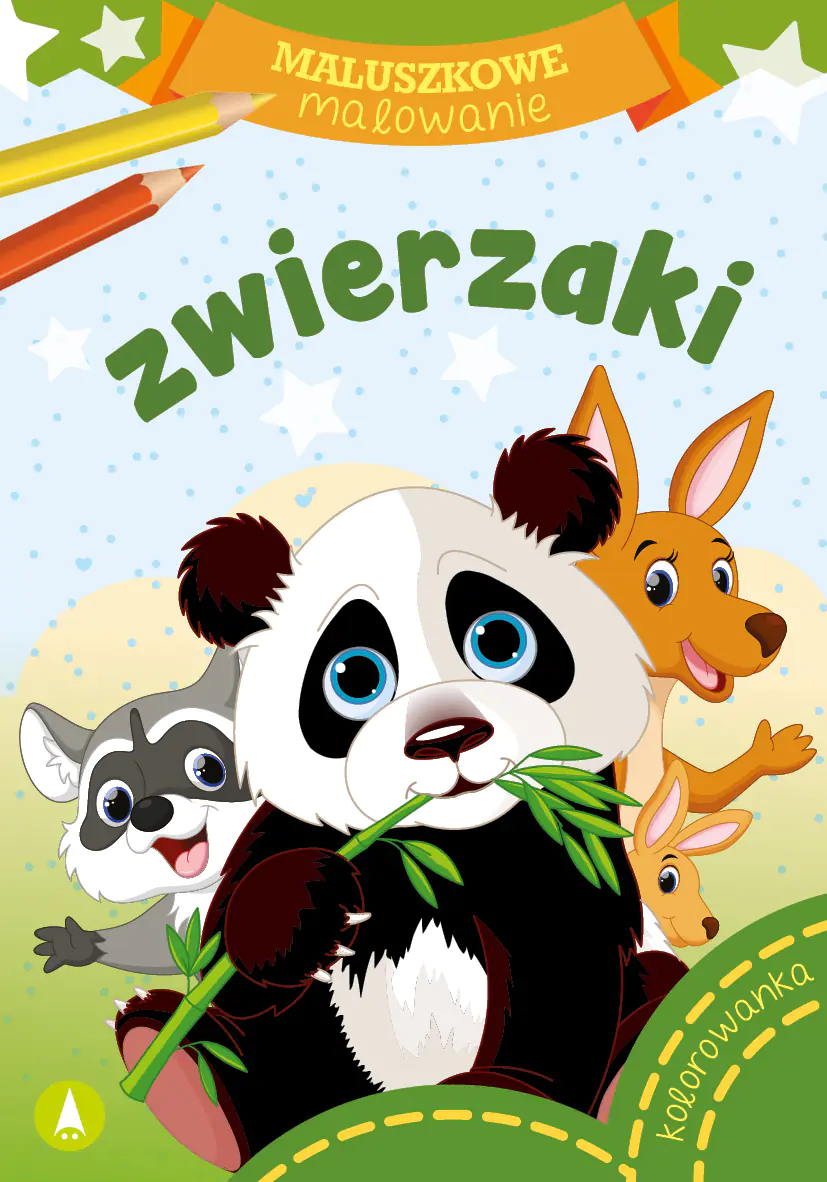 Książka - Skrzat, Malowanka A5 maluszkowe malowanie, Zwierzaki, 072938