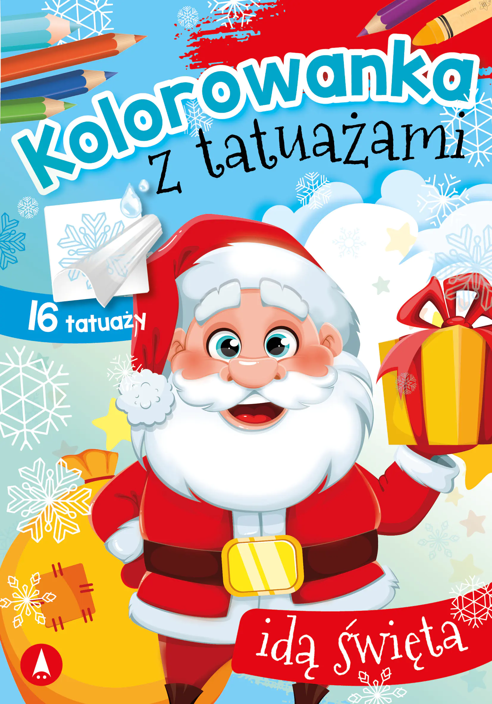 Książka - Skrzat Kolorowanka Z Tatuażami - Idą Święta