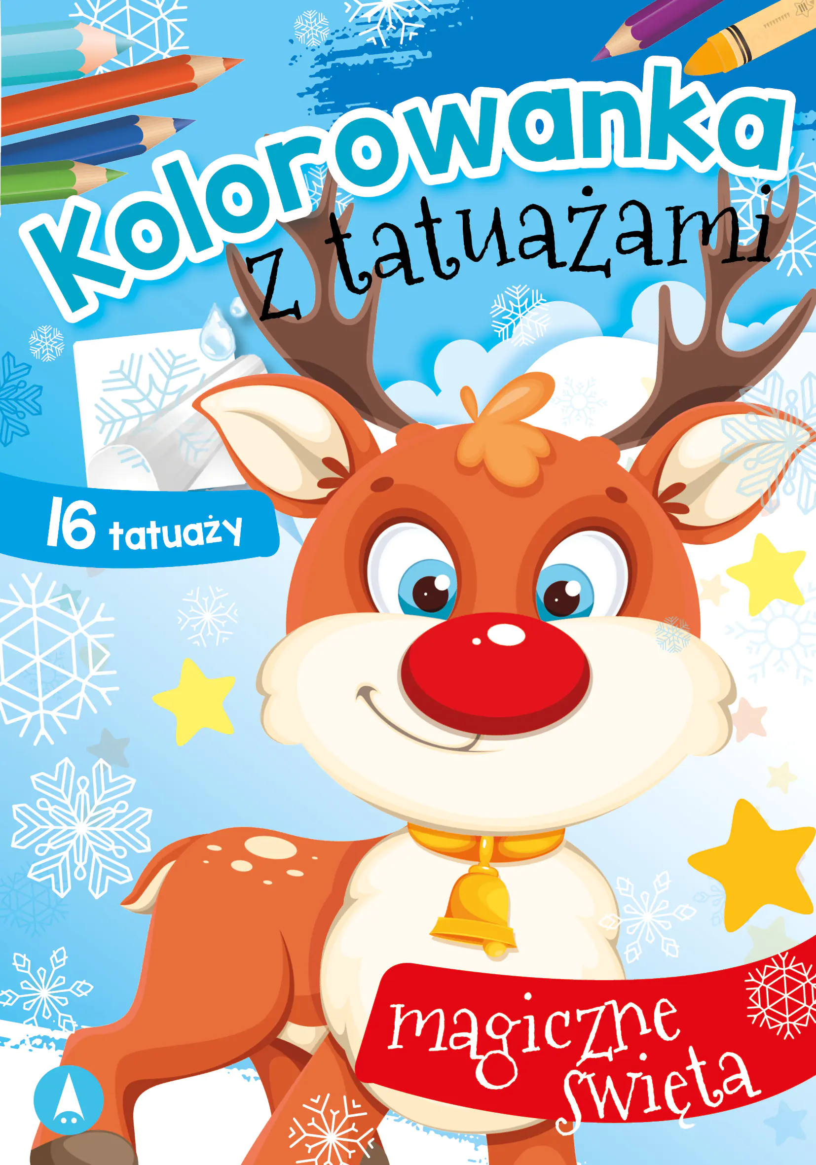 Książka - Skrzat Kolorowanka Z Tatuażami - Magiczne Święta