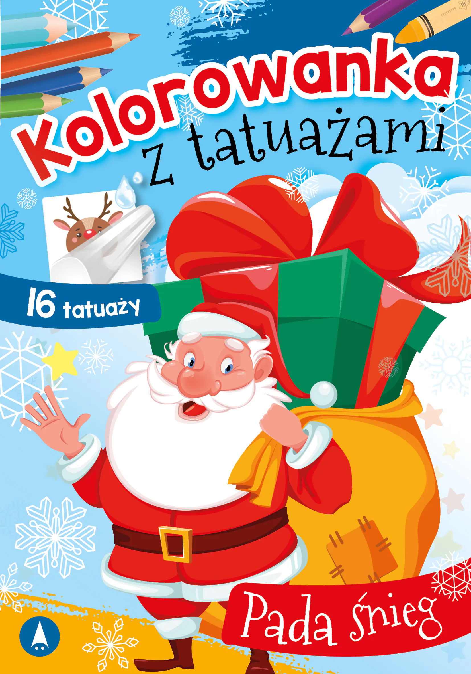 Książka - Skrzat Kolorowanka Z Tatuażami - Pada Śnieg
