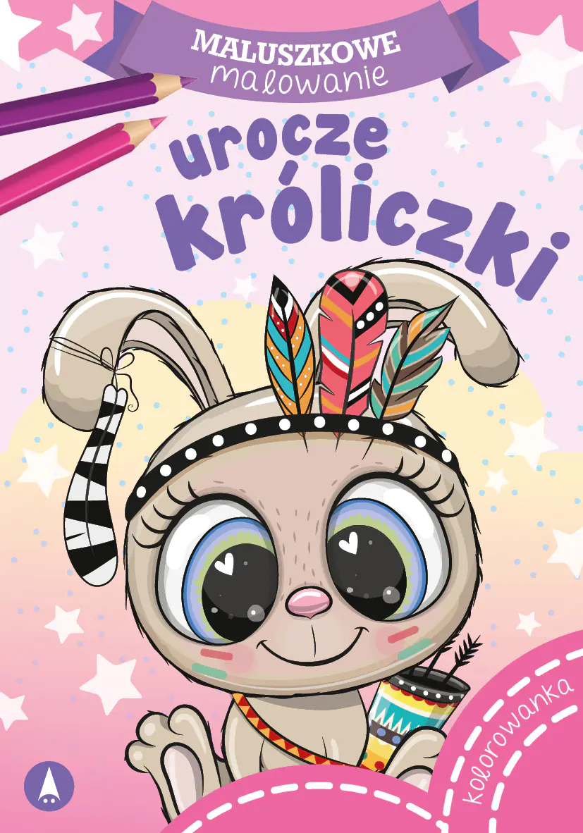 Książka - Skrzat, Malowanka A5 maluszkowe malowanie, Urocze króliczki, 074239