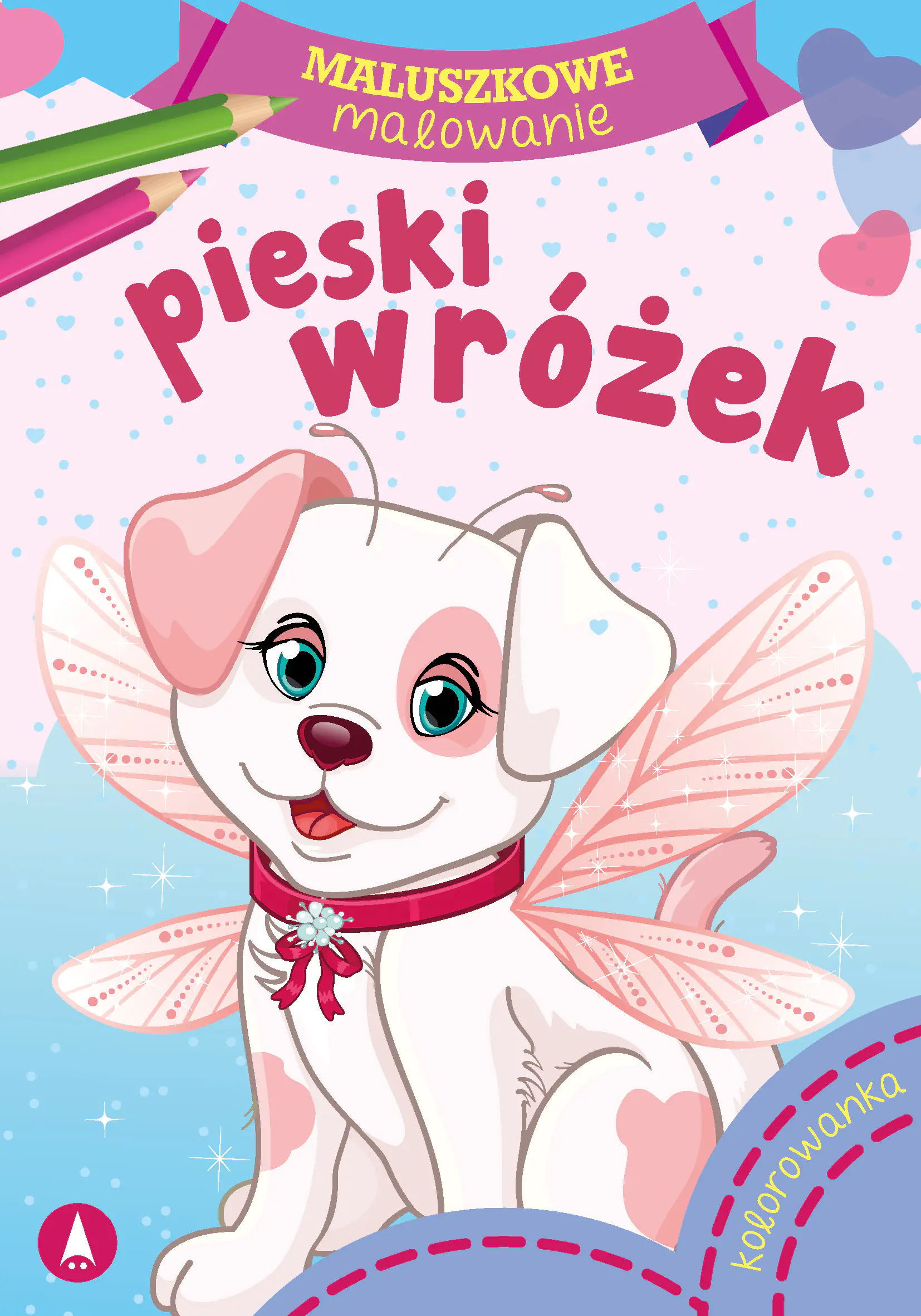 Książka - Skrzat, Malowanka A5 maluszkowe malowanie, Pieski Wróżek, 074260 Sk