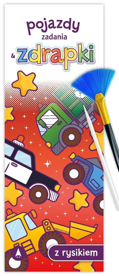 Książka - Zadania & zdrapki. Pojazdy