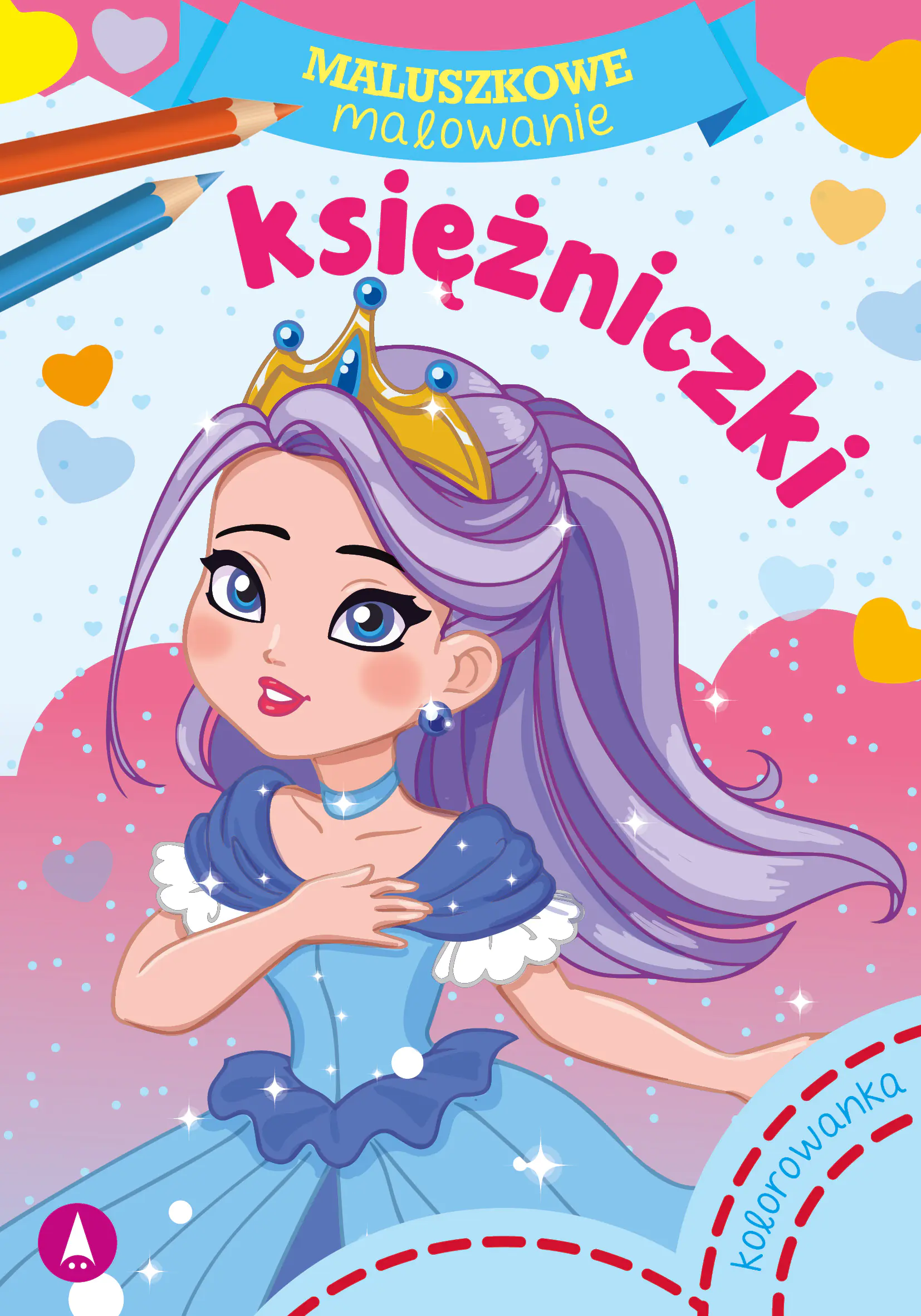 Książka - Księżniczki. Maluszkowe malowanie