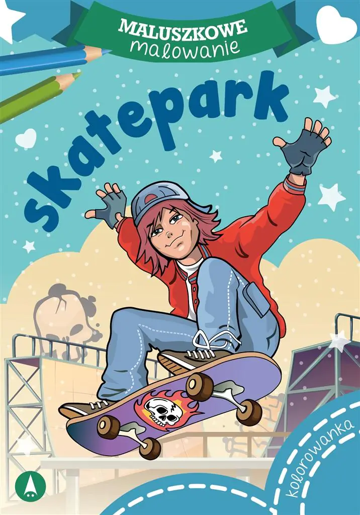 Książka - Skatepark. Maluszkowe malowanie