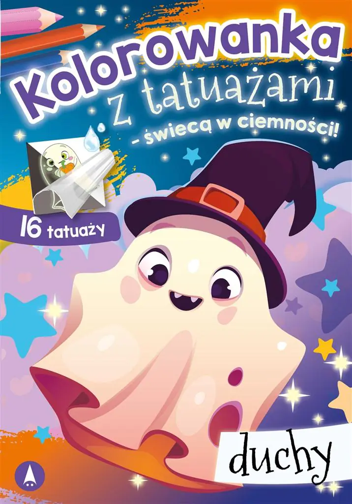 Książka - Duchy. Kolorowanka z tatuażami
