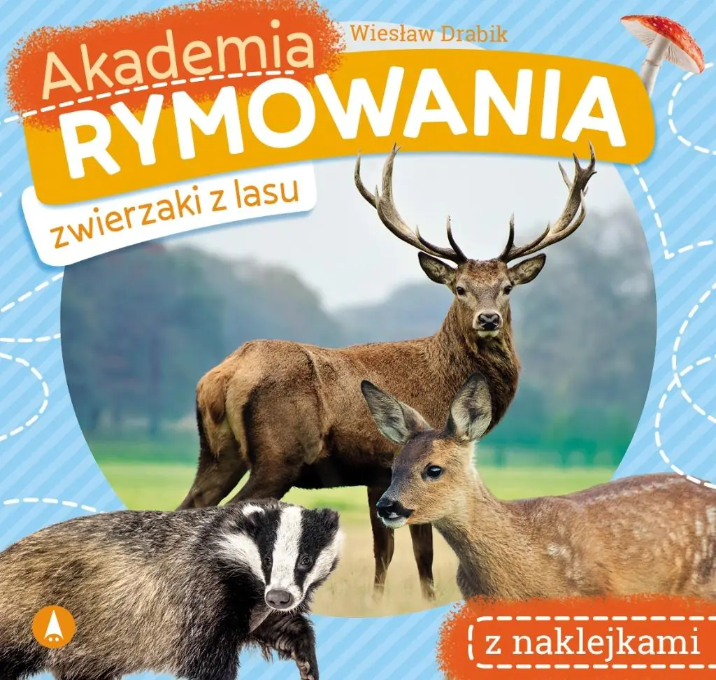 Książka - Akademia rymowania. Zwierzaki z lasu