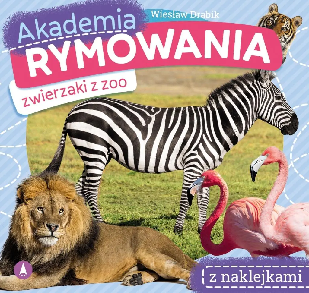 Książka - Akademia rymowania. Zwierzaki z zoo