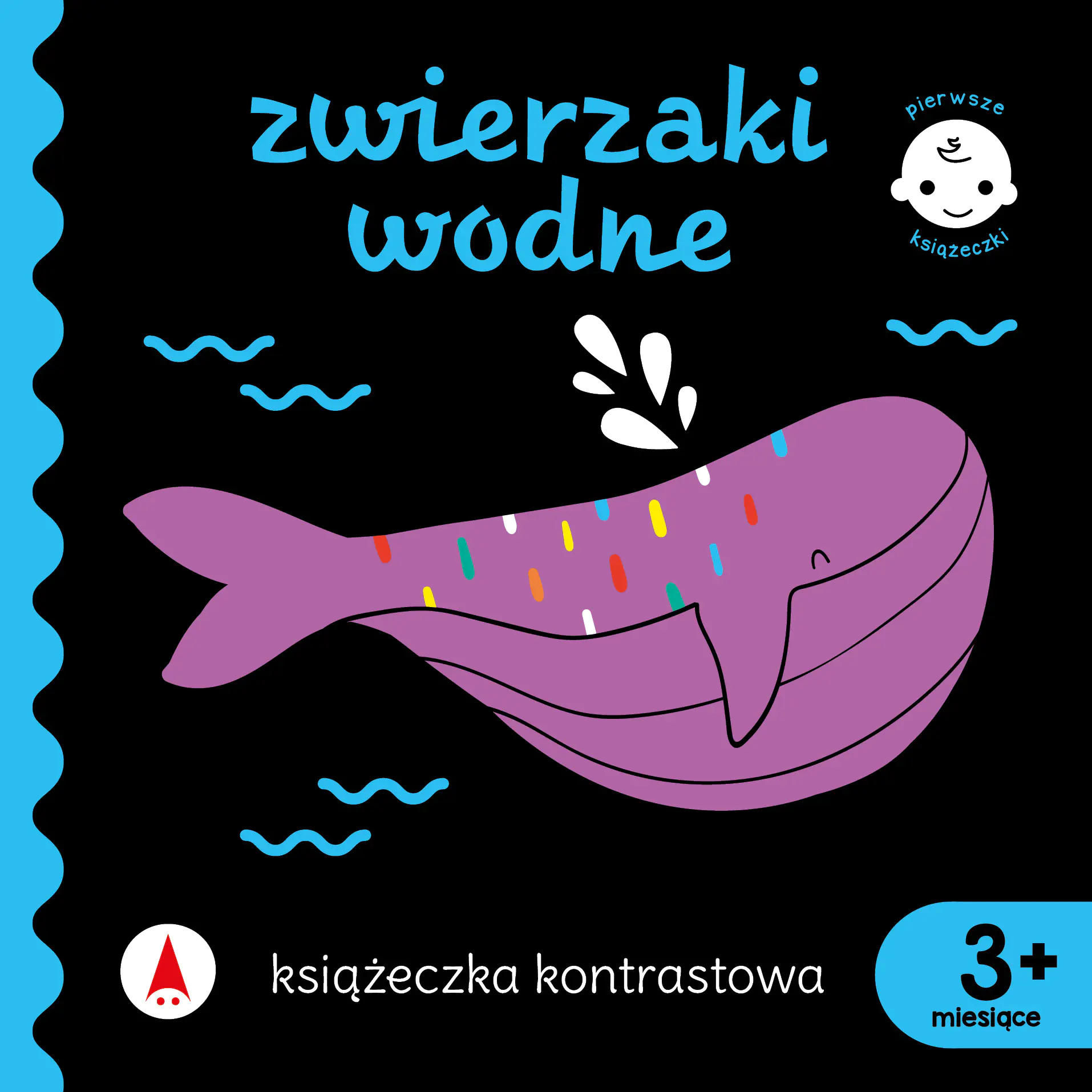Książka - Zwierzaki wodne. Książeczka kontrastowa. Pierwsze książeczki