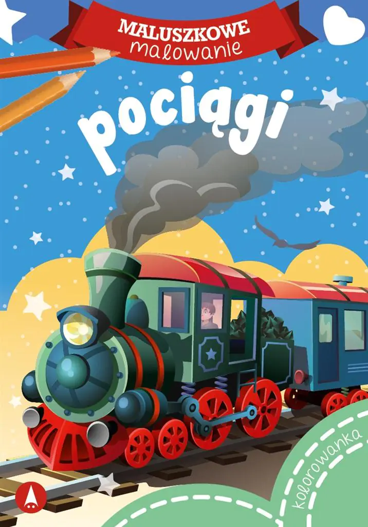 Książka - Pociągi. Maluszkowe malowanie