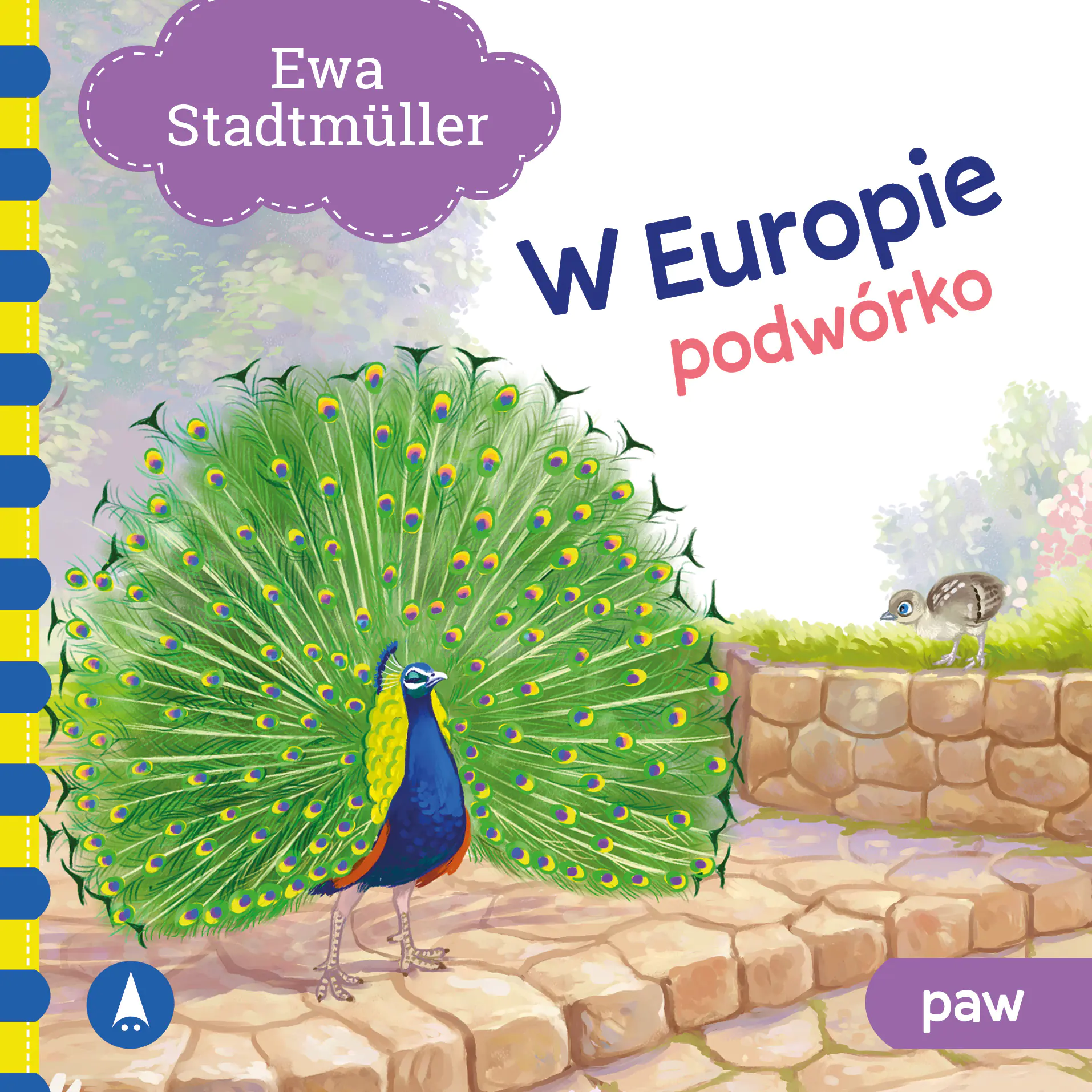Książka - Podwórko. Paw. W Europie