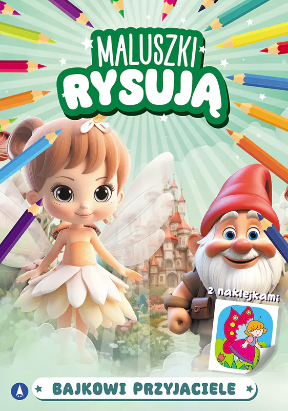 Książka - Bajkowi przyjaciele. Maluszki rysują