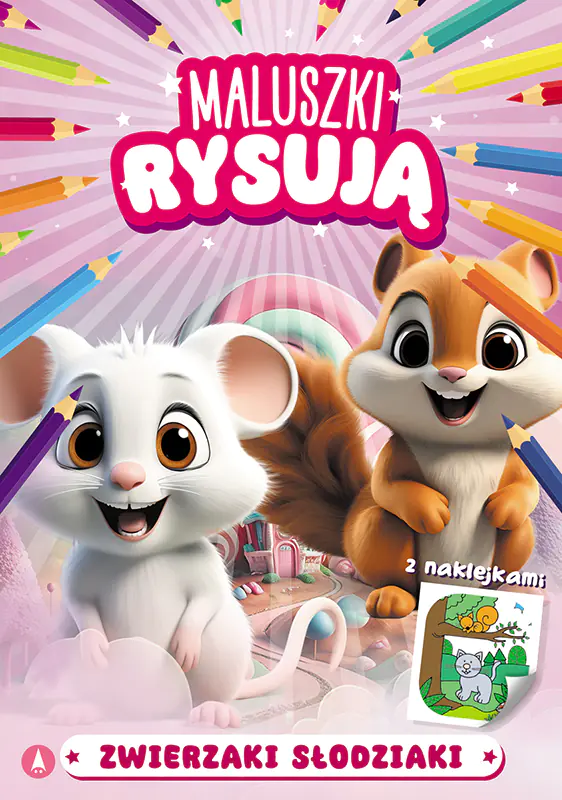 Książka - Maluszki rysują Zwierzaki słodziaki