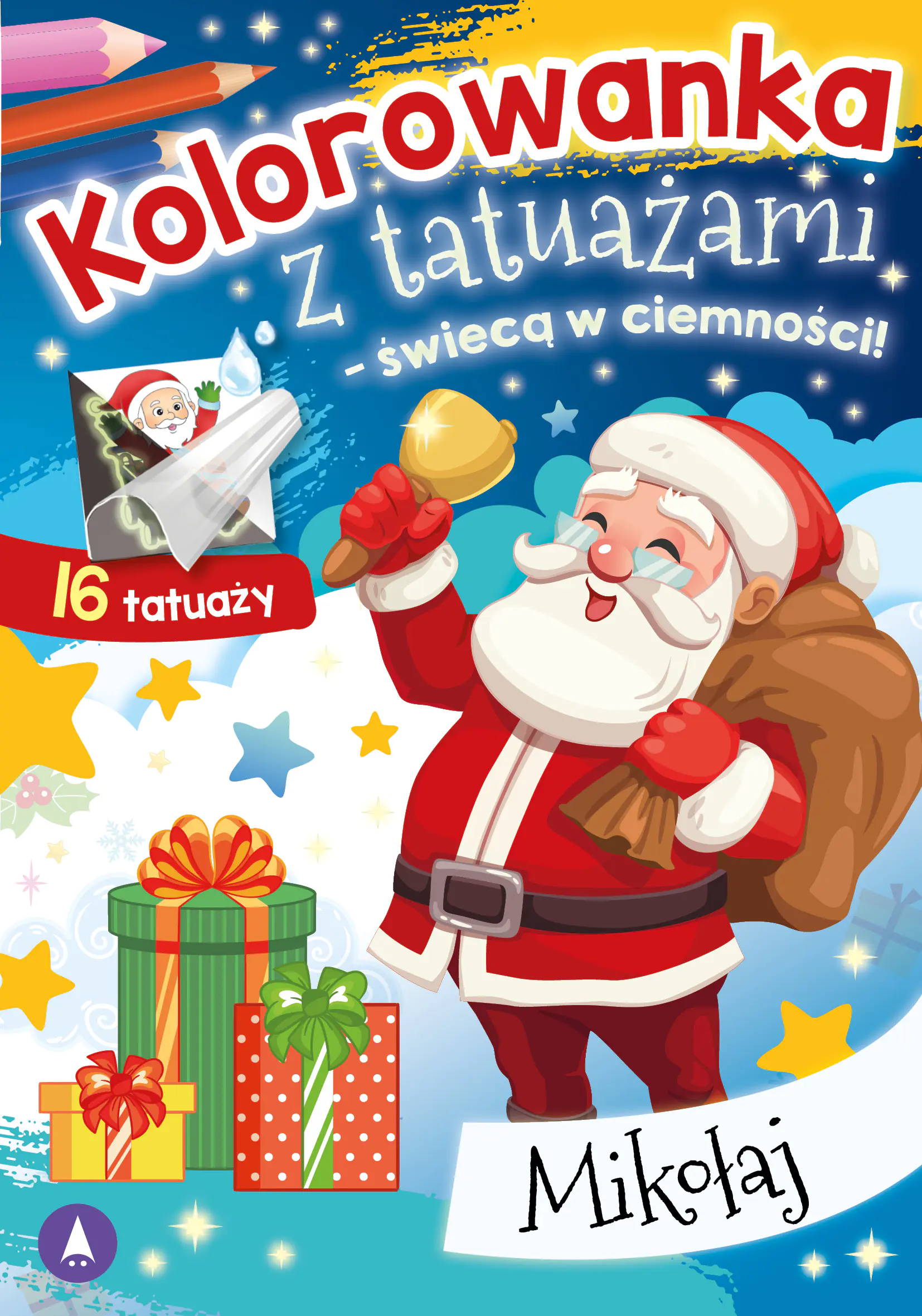 Książka - Kolorowanka MIKOŁAJ z tatuażami