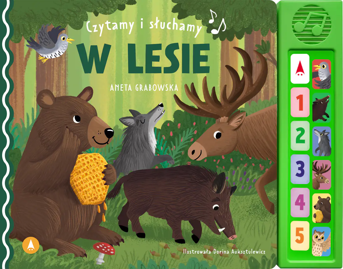 Książka - Czytamy i słuchamy. W lesie