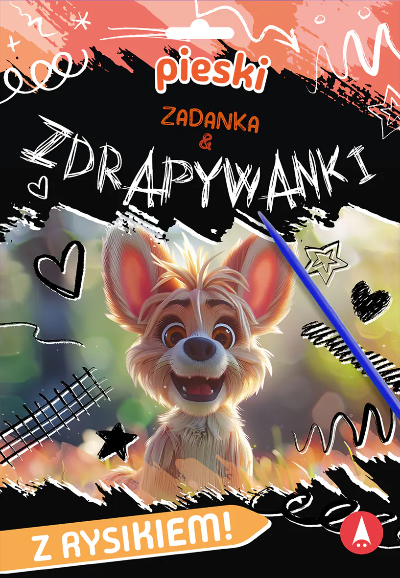 Książka - Wydrapywanka 180X260 Pieski. Zadanka & zdrapywanki SKRZAT 079708