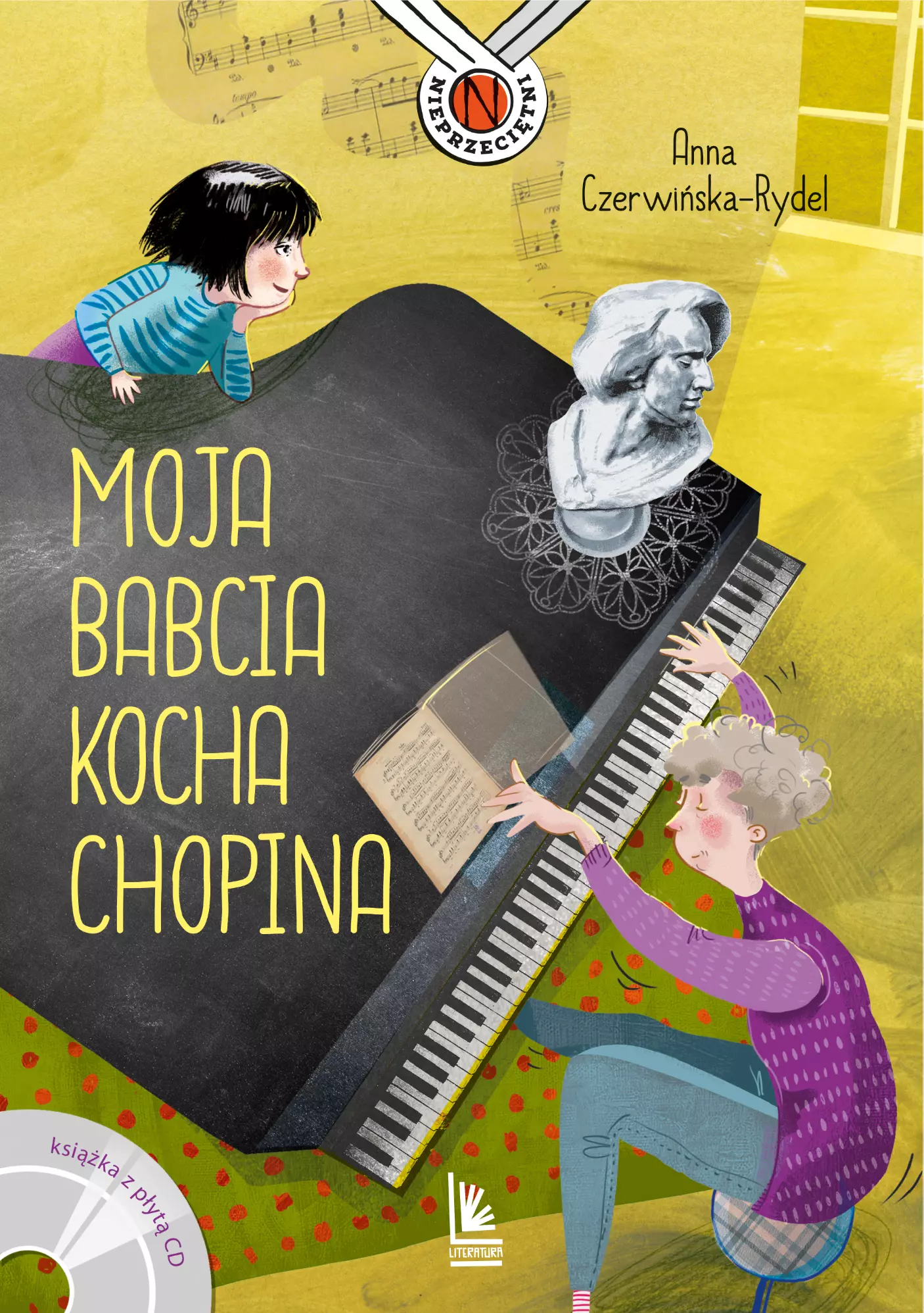 Książka - Moja babcia kocha Chopina + CD