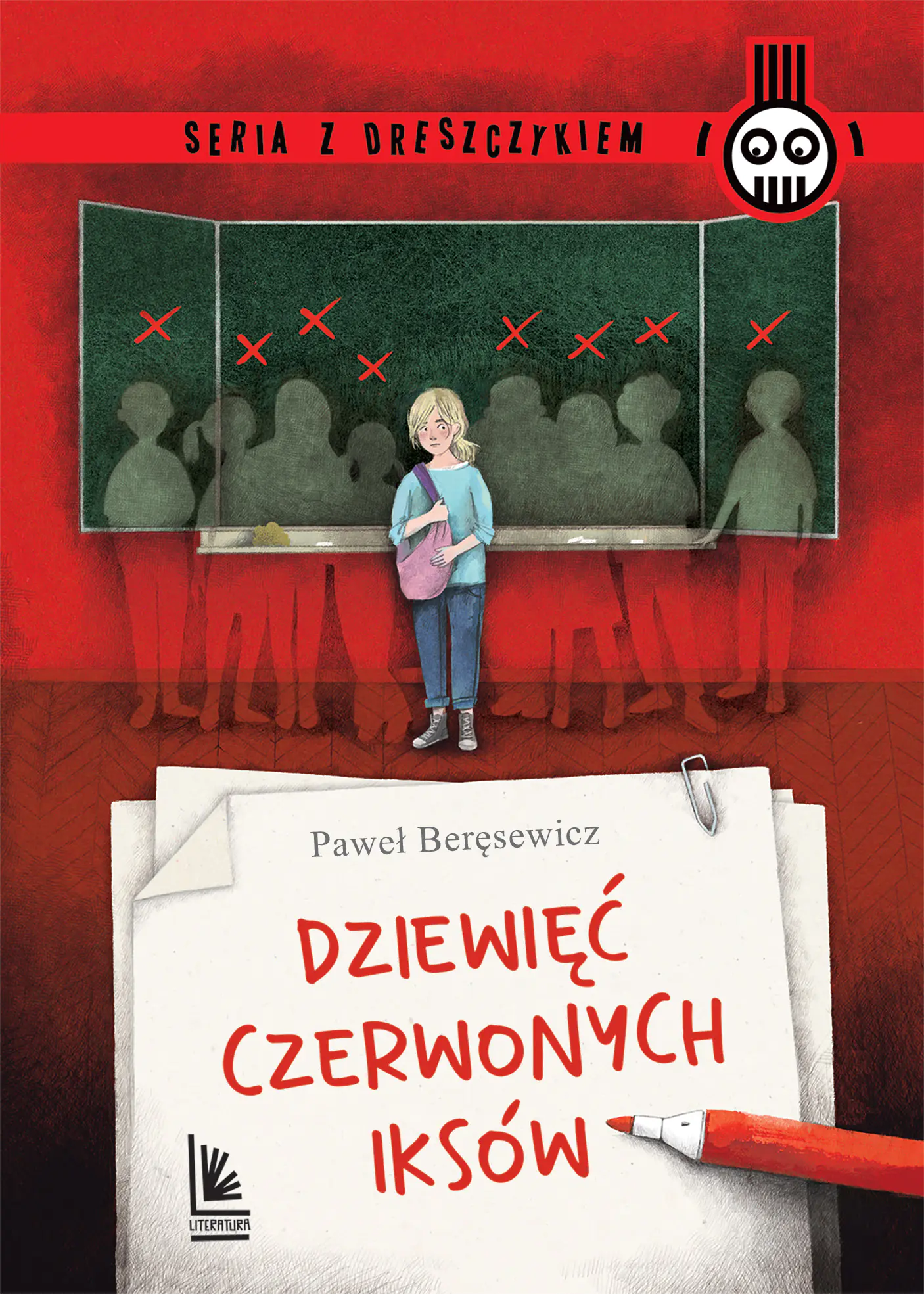 Książka - Dziewięć czerwonych iksów
