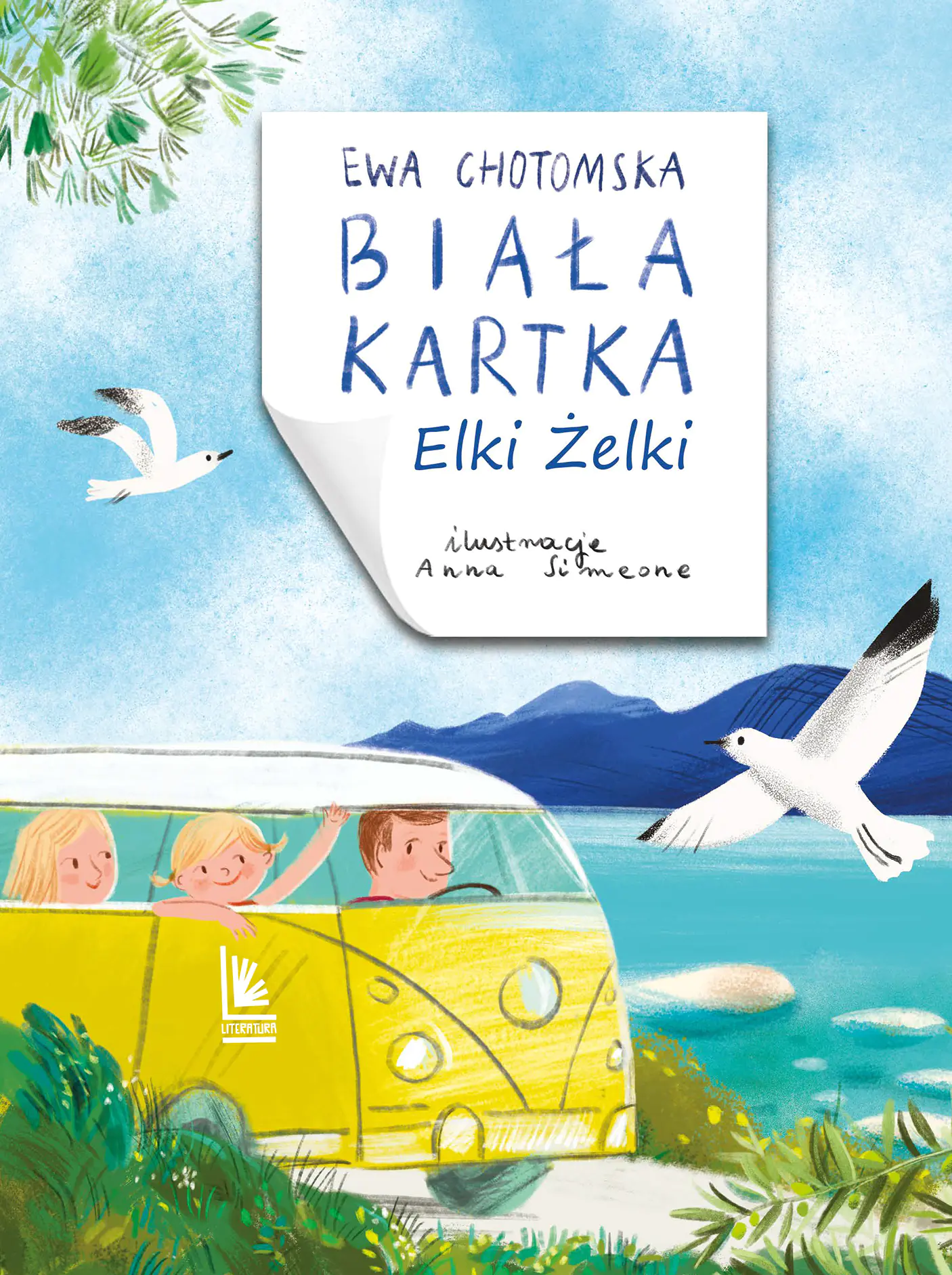 Książka - Biała kartka Elki Żelki
