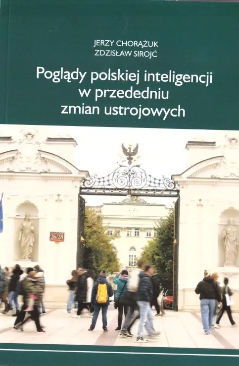 Książka - Poglądy polskiej inteligencji w przededniu zmian..