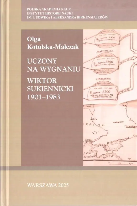 Książka - Uczony na wygnaniu. Wiktor Sukiennicki 1901-1983