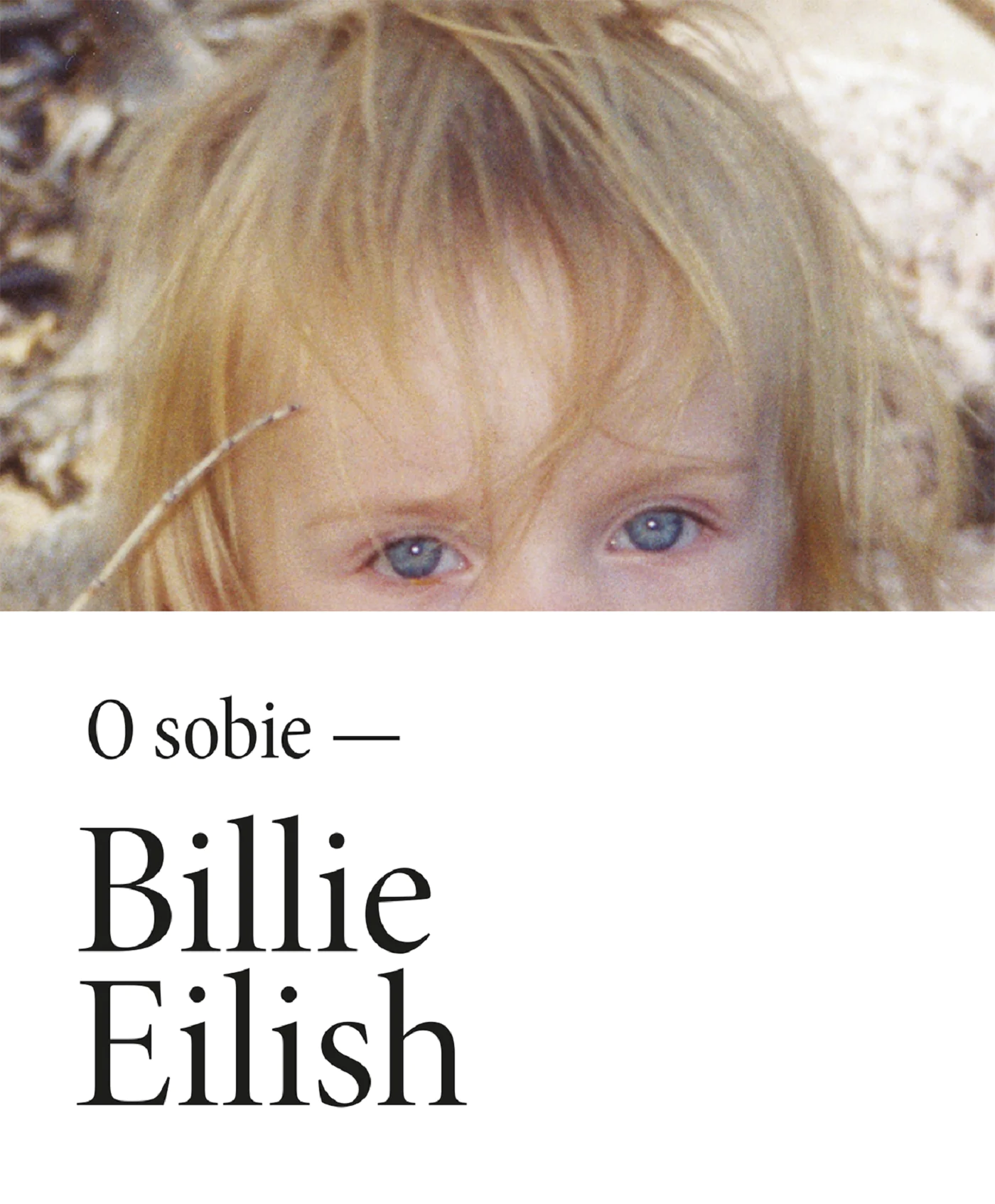 Książka - O sobie - Billie Eilish