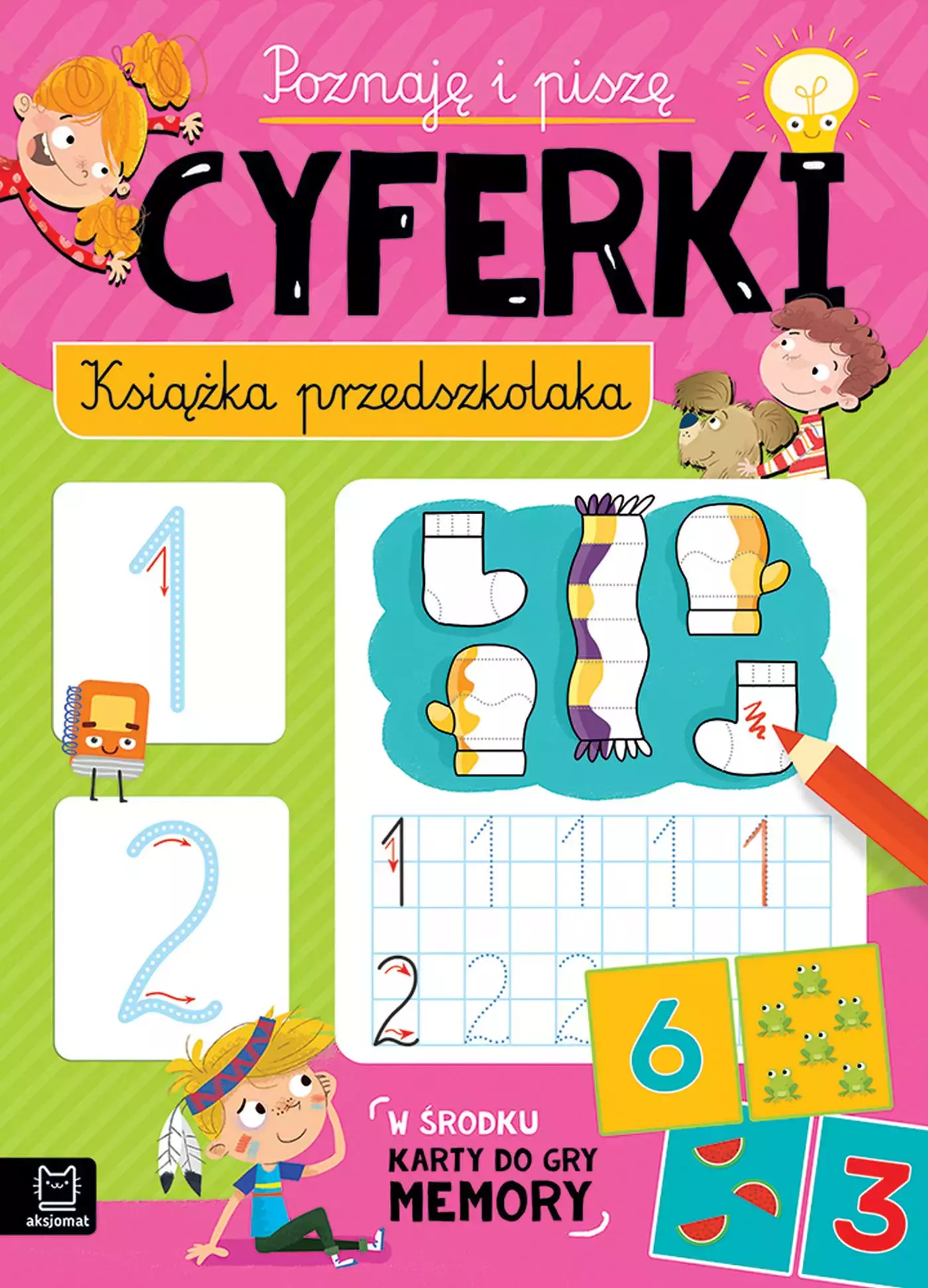 Książka - Książka przedszkolaka. Poznaję i piszę cyferki