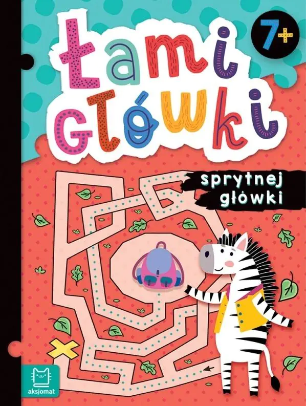 Książka - Łamigłówki sprytnej główki. 7+