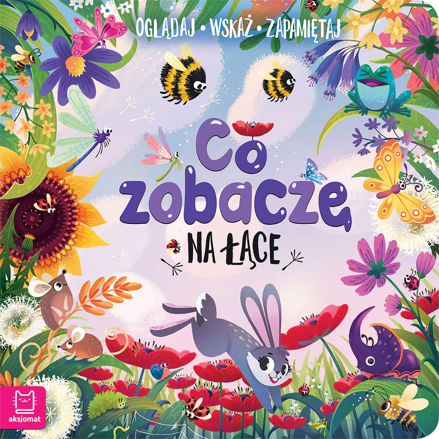 Książka - AKSJ 32236 co zobaczę na łące? Oglądaj, wskazuj, zapamiętaj