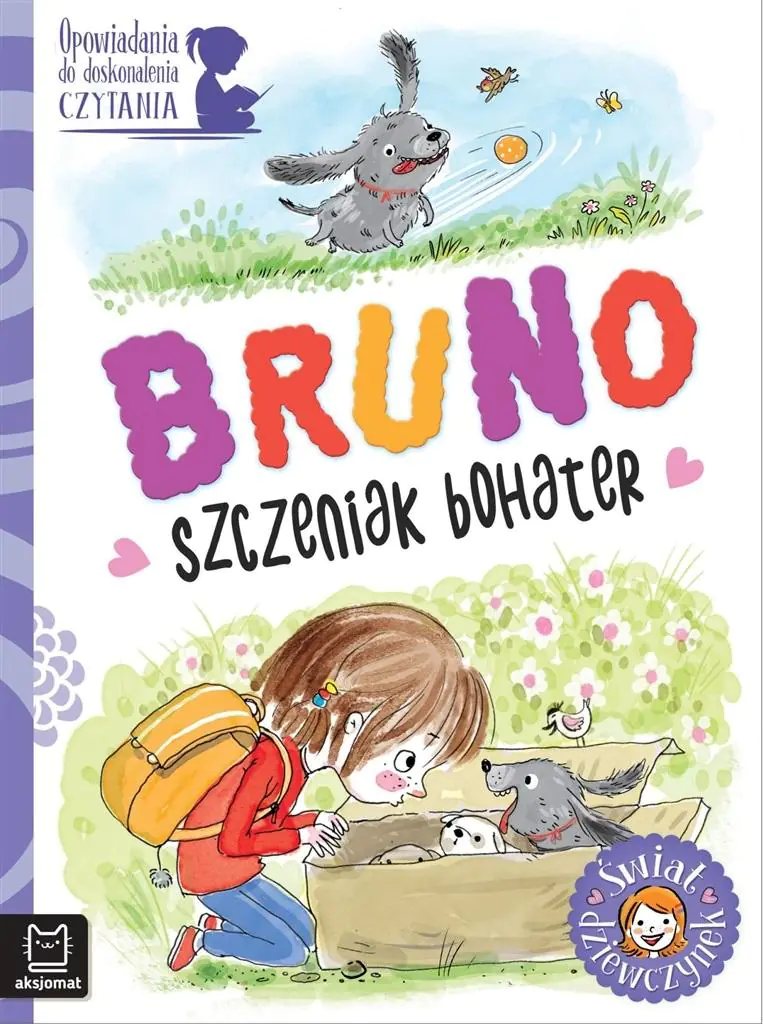 Książka - Opowiadania do doskonalenia czytania. Świat dziewczynek. Bruno - szczeniak bohater